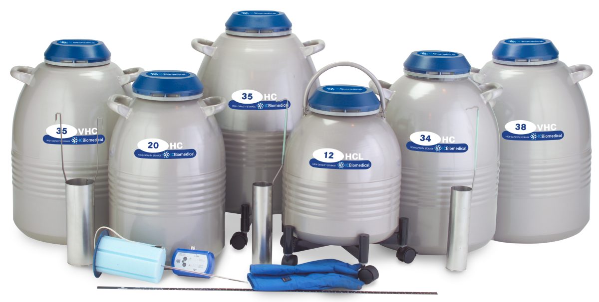 IGZ Instruments, Cryogenic Storage Systems HC Series (High Capacity) Dewars