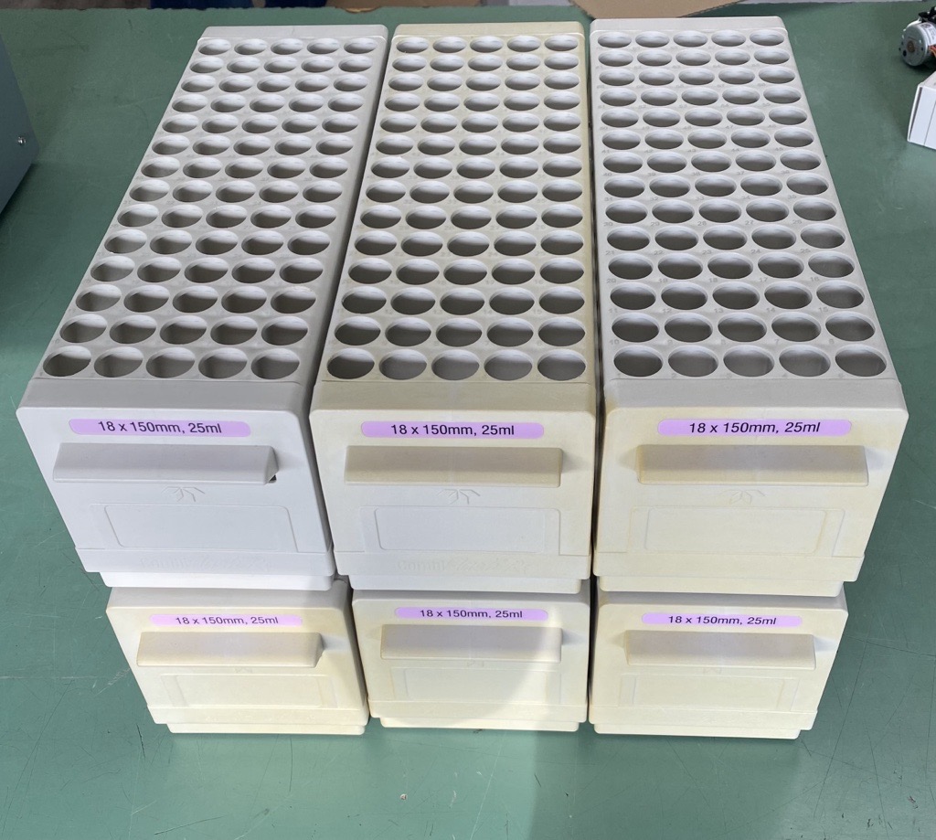 IGZ Instruments, Teledyne ISCO racks (6 racks: 18 x 150 mm, 25 mL)