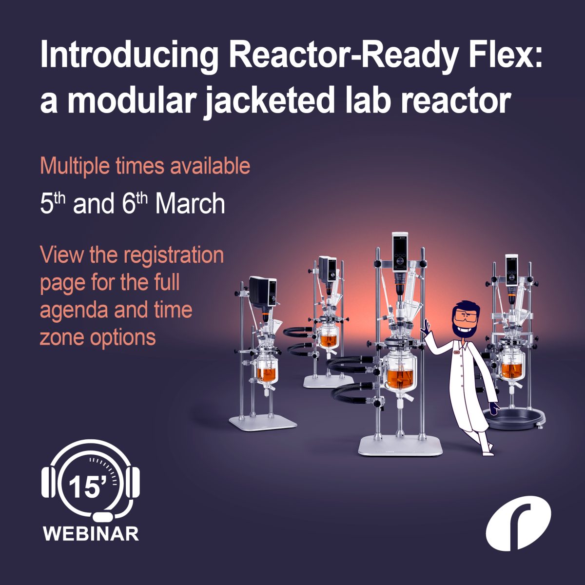 IGZ Instruments, Webinar – Le nouveau Reactor-Ready Flex de Radleys